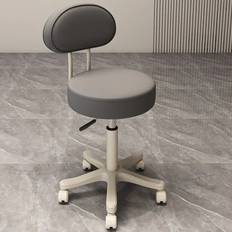 Schoonheidskruk met rugleuning Katrol Roterende liftstoel Manicure Haar Draaistoel Huishoudelijke dressing Make-upstoel