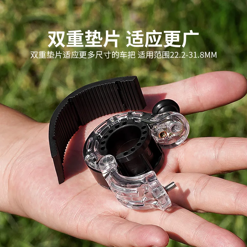 Mini timbre de bicicleta, campana de aleación de aluminio para bicicleta de montaña y carretera, campana de advertencia para bicicleta plegable para niños