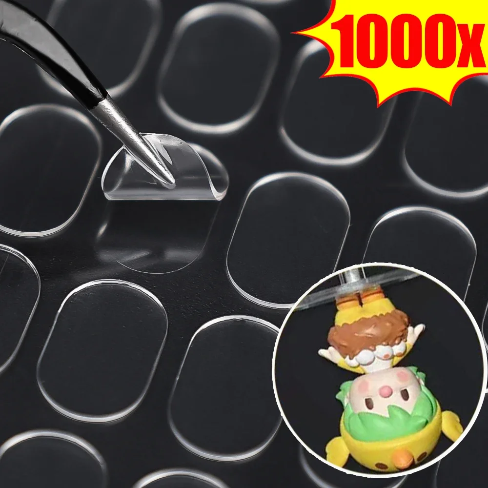 

1000/100 шт. двусторонние клеевые подушечки DIY ремесленные фигурки клей монтажные точки плакат настенный прозрачный липкий клей фиксированный патч