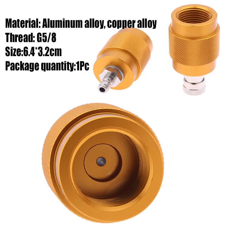 

Адаптер G5/8 5/8"BSPP DIN 300Bar для клапана станции заправки воздухом для дайвинга с быстроразъемным соединением 8 мм (мужской или женский)