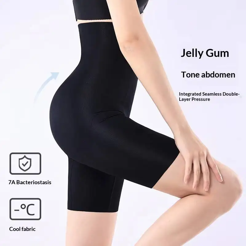 

Women's High-Waisted Butt-Lifting Tummy-Tightening Postpartum Shapewear Antibacterial Strong Body Shaper Nylon/Cotton Material