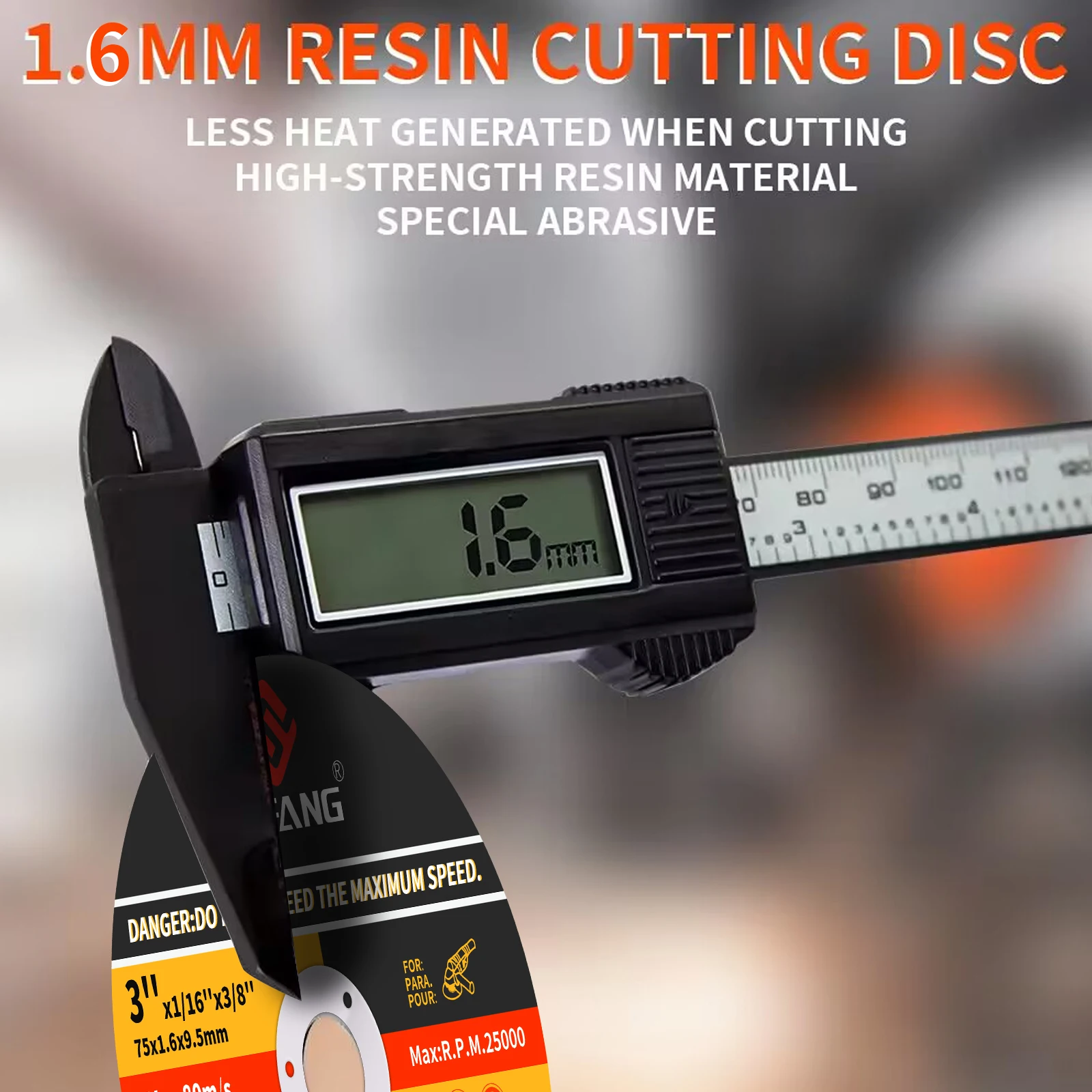 3/5/10/15pcs 3inch Circular Resin Saw Blade Grinding Wheel 1.6mm Ultra-thin Cutting Discs For Angle Grinder Cutting Accessory