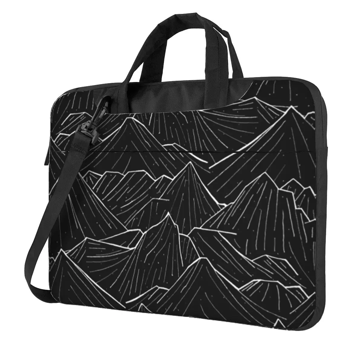 

The Dark Mountains Crossbody Laptop Bag Case Computer Bag 13 14 15.6 Inch Notebook Pouch for Macbook Pro Lenovo