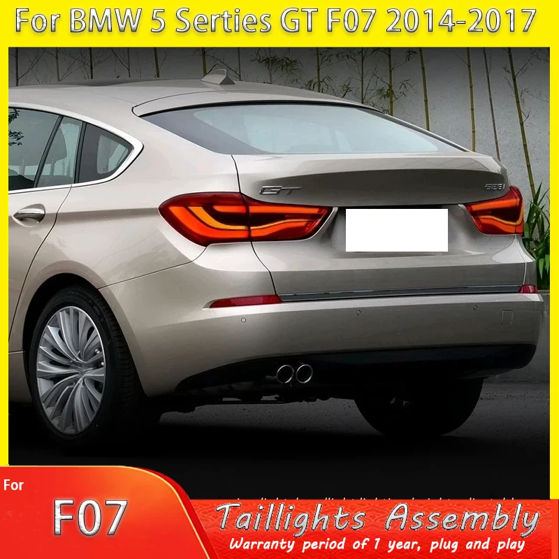 الضوء الخلفي للسيارة BMW 5 Series GT F07 الضوء الخلفي 2014 2015 2016 2017 ترقية تعديل جديد DRL ديناميكية بدوره إشارة LED الملحقات