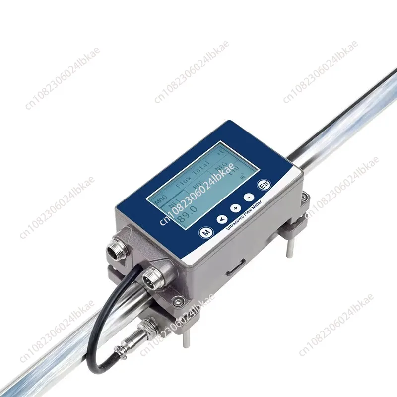 High-quality clamp-on digital lcd ultrasonic water and oil flow meter  aa
