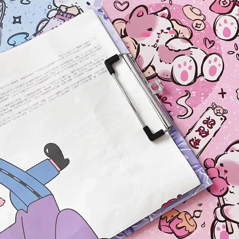 Simple Thicken A4 Folder Board Storage Clipboard Memo Pad Clip Notebook File Writing Clamps Paper Holder Office School Supplies