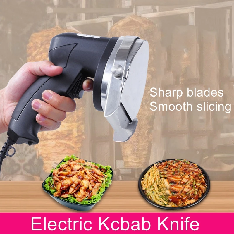Middle East portable barbecue meat slicer special handheld electric meat slicer Turkish barbecue meat wired slicer