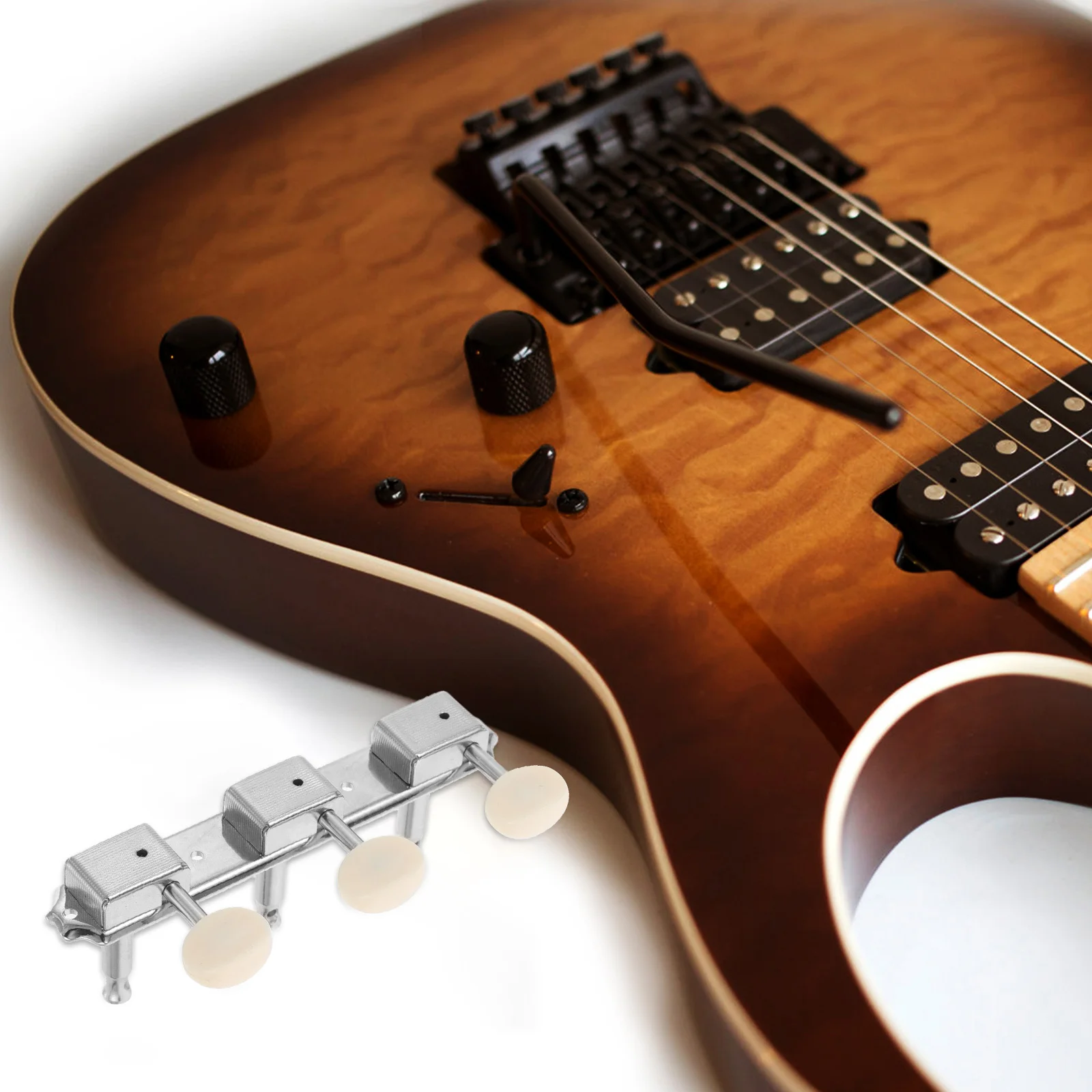 

Vintage Guitar Tuning Knobs Metal 3 Left 3 Right Tuners Replacement For Electric Guitar Accessories Instrument