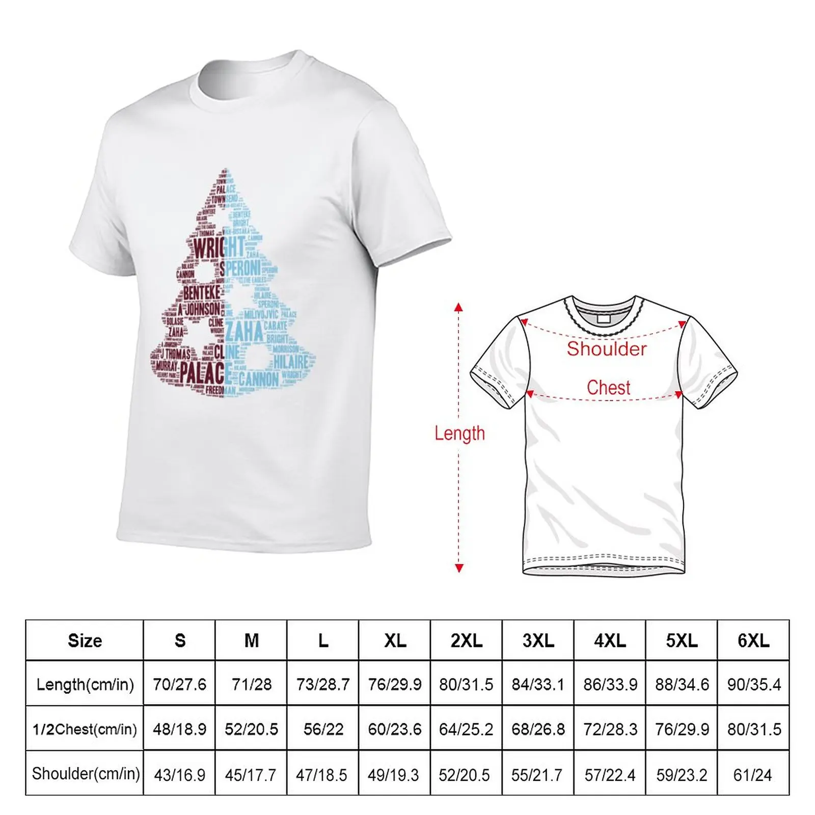 XMAS - Crystal Palace Christmas Tree T-Shirt plain t-shirt heavyweight t shirts quick drying t-shirt mens tall t shirts