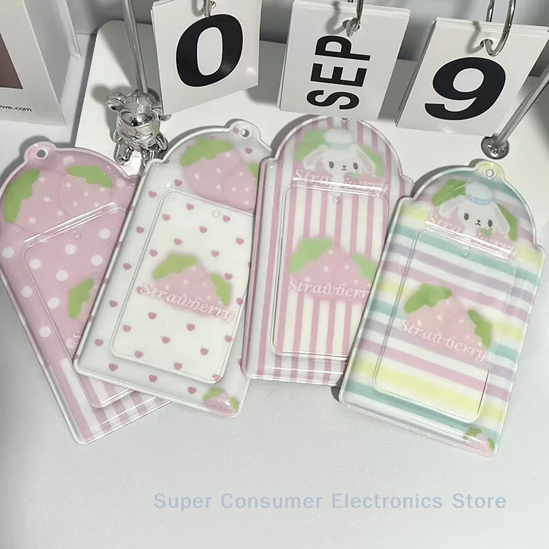 1-Pack 3-Inch Cute PVC Photo Card Holder – Fits Credit, ID, and K-Pop Cards