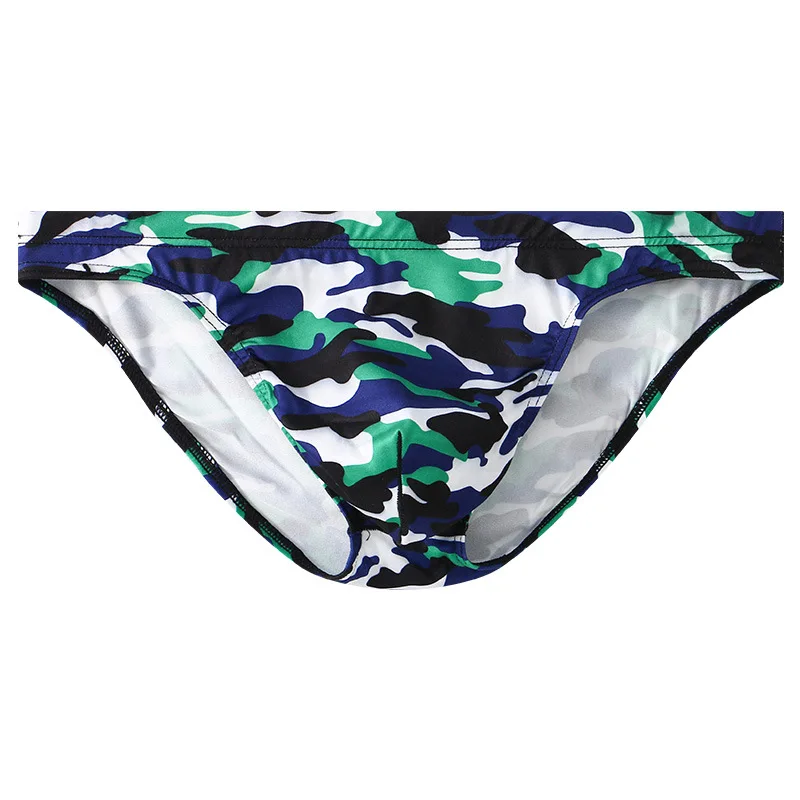 

Мужское нижнее белье, шорты европейского размера, модные свободные противоизносные треугольные камуфляжные повседневные спортивные трусы