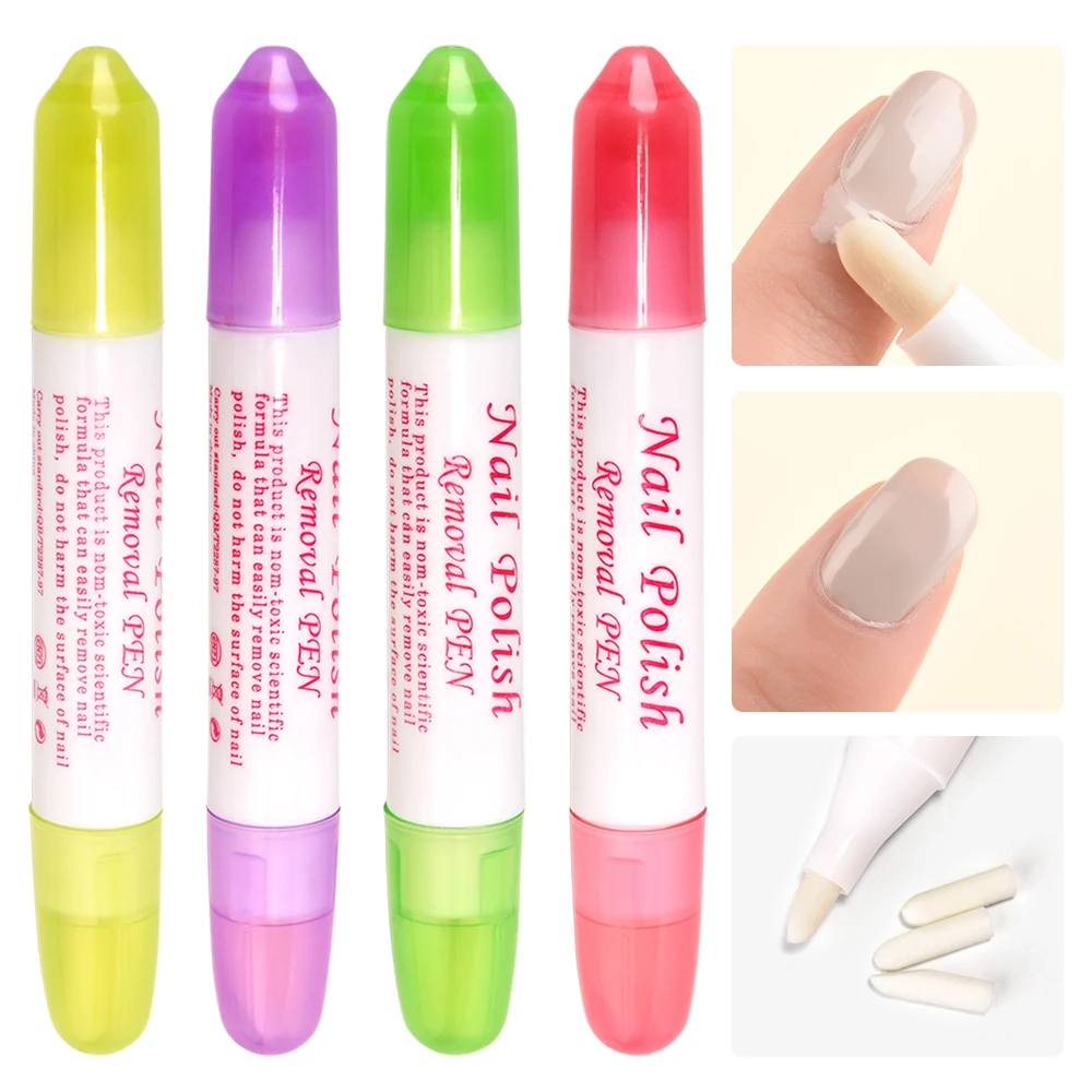 1PC Nail UV Gel Polish Remover Pens Beauty Soaking off Polish Corrector Remover Erase Pen Clean Mistakes Care Treatment Tool