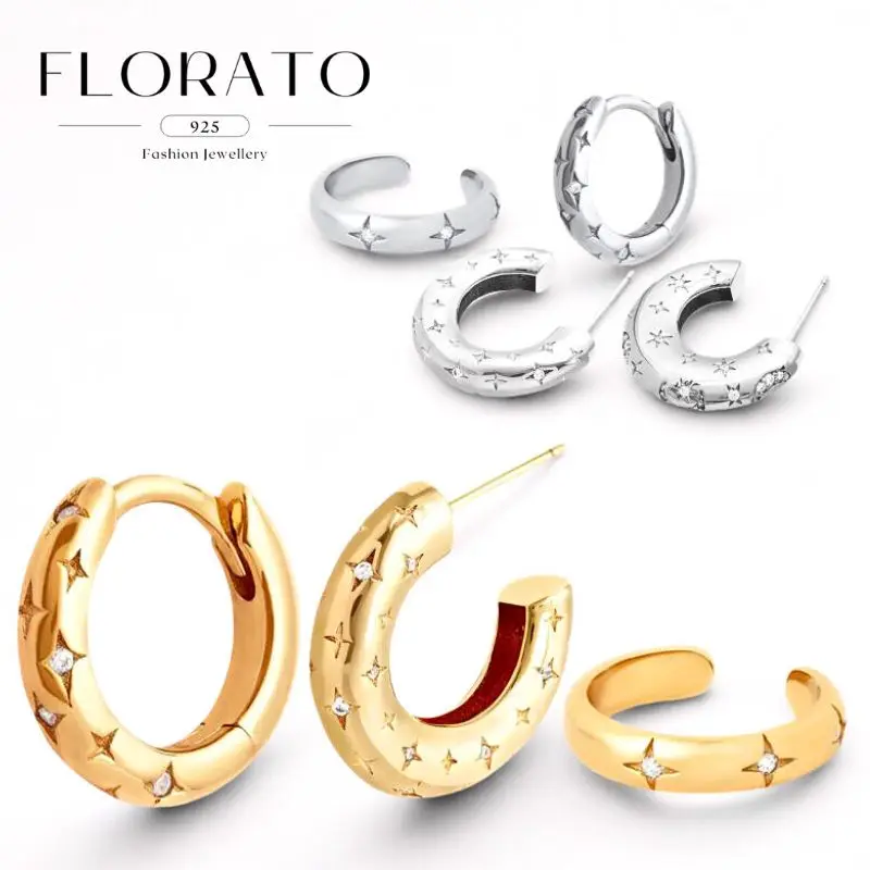 

Лидер продаж, серьги из серебра 925 пробы с иглами, звездой и луной, металлические серьги с ветром, инкрустация бриллиантами, циркониевые нишевые серьги, модные вечерние ювелирные изделия, подарки