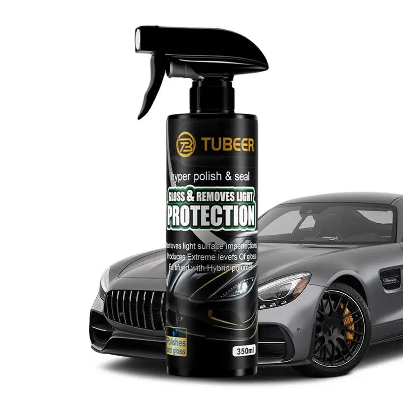 

350ml Car Wax Spray Ceramic Wax Paint Spray Remove Water Stains Reduce Scratches Long-Lasting Effect Auto Ceramic Coating