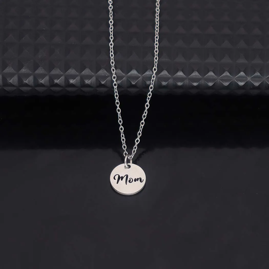 New style fashionable stainless steel electroplated round letter 