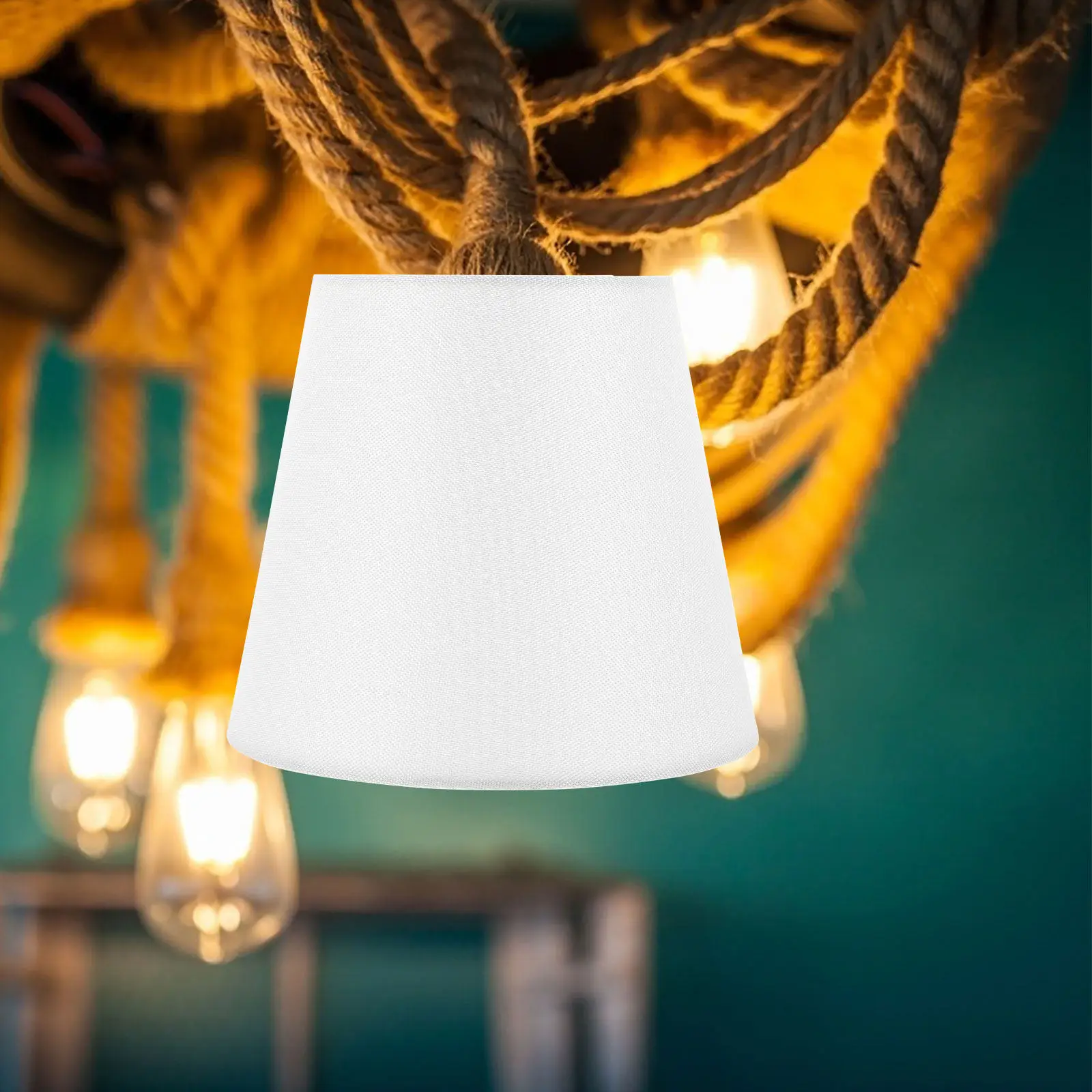 

1 шт. Декоративный тканевый абажур для настольной лампы и торшера, легко устанавливаемый, стильный, для дома и отеля