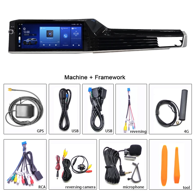 12.3inch Android14 For Toyota Camry 2025 Car Radio Gps Navigation UIS7862S 8-core 4+64G 2400*896 carplay - Image 6