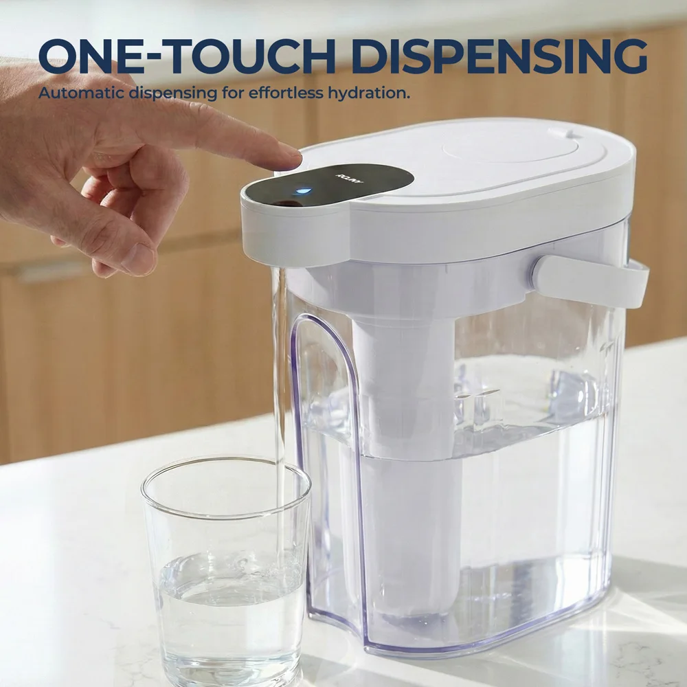 ROUNY Portable Water Dispenser 4L Direct Drinking Machine for Home & Outdoor Use Rechargeable Desktop Water Filter Purifier