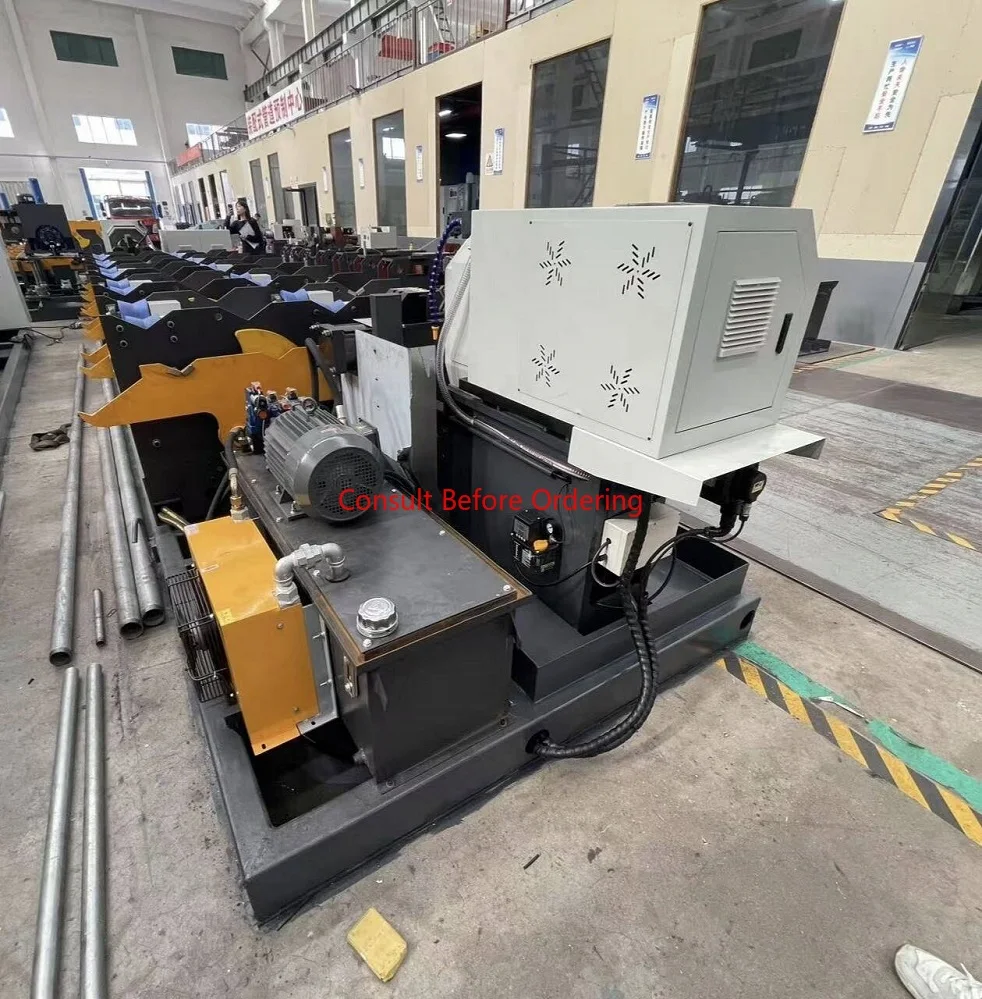 Laminatrice automatica per filettatura ad alta precisione per tubi metallici, aste, filettatura industriale, maschiatura per acciaio, rame, alluminio