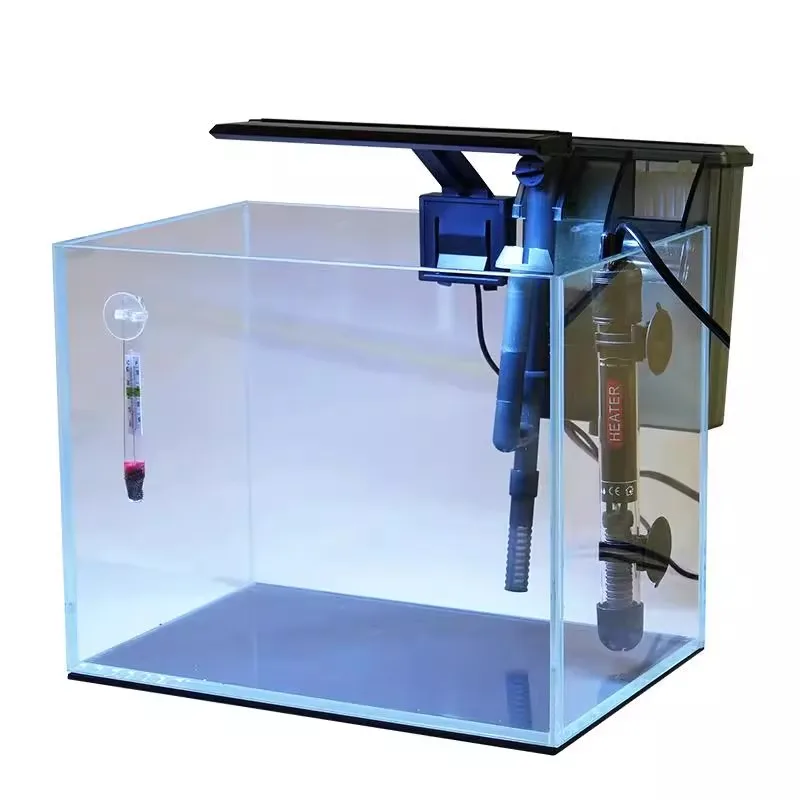 

Jinjing five-wire ultra-white glass fish tank, desktop living room home betta goldfish landscaping aquatic ecological tank