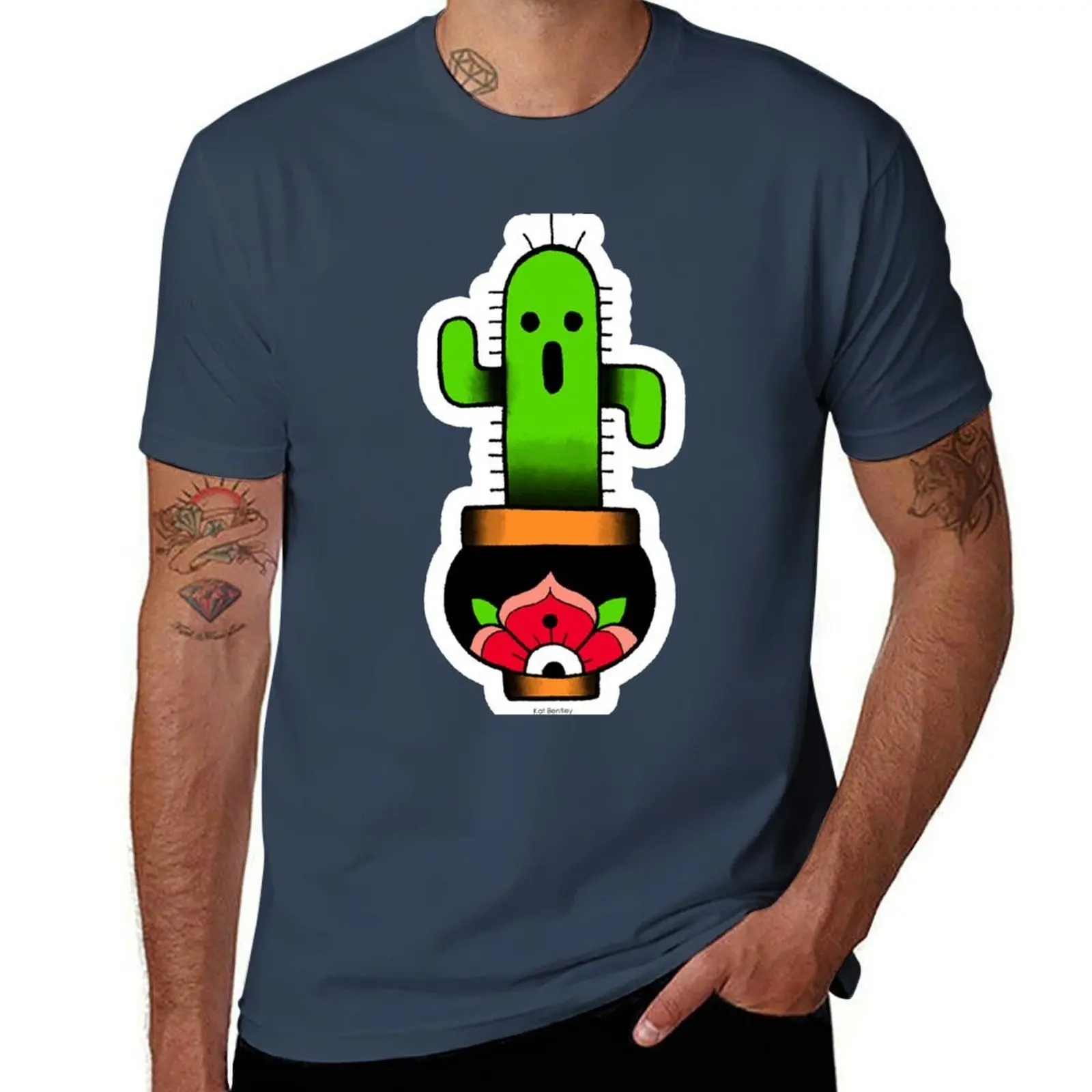 

Cactuar T-Shirt man t shirt luxury black cotton t-shirt plain for man package T-Shirt