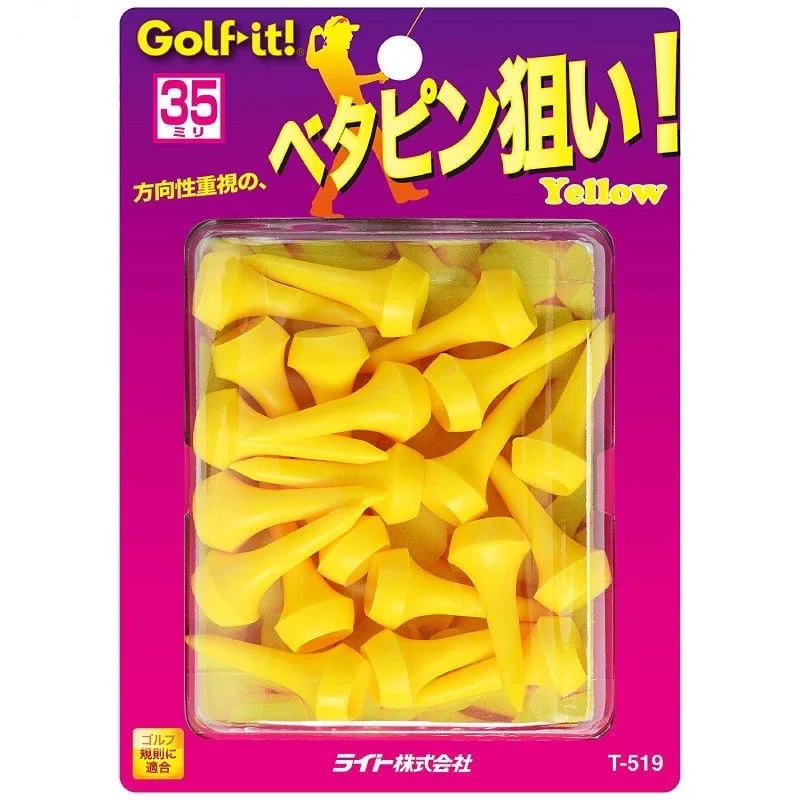 

Japan LITE Golf TEE Full Length 35mm Iron Plastic Short Tee