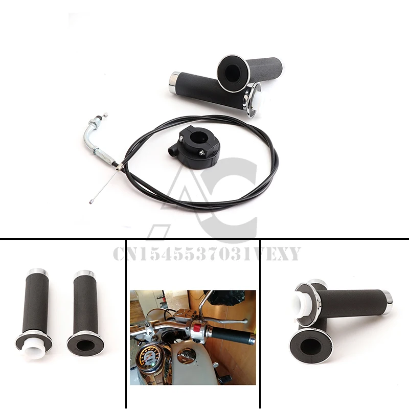 

Motocross ATV ATV Accessories 14cm Throttle Handle + Fuel Seat + Throttle Cable Choke Coil Kit