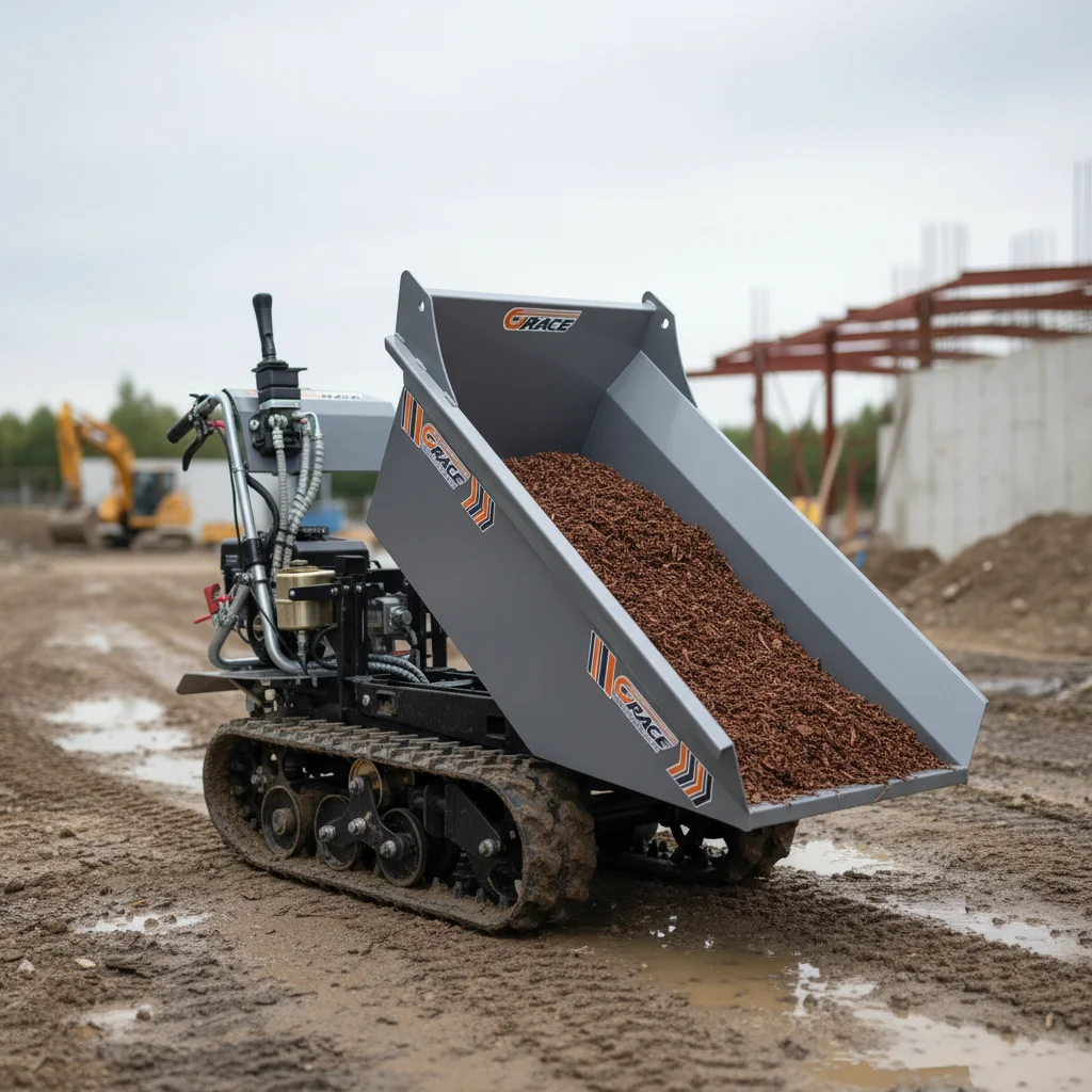 

900kg Remote Control Track Dumper Mini Hydraulic Crawler Dumper High Quality Fast Delivery