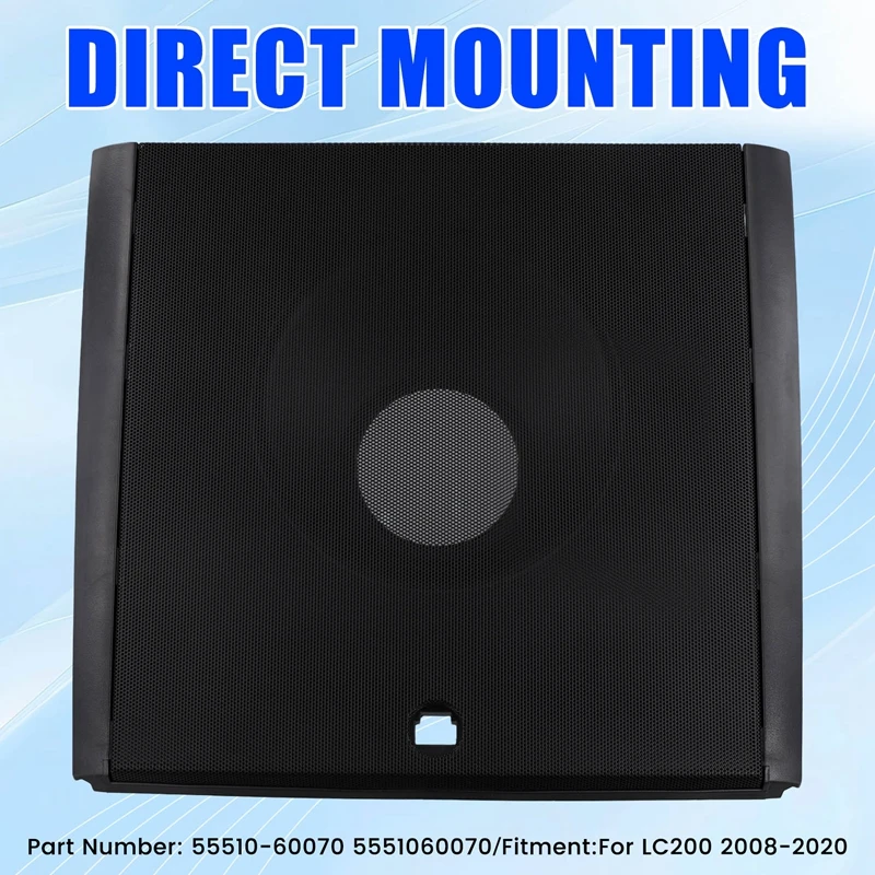 

STE-eDashboard Center Speaker Cover Horn Cover for Toyota LC200 2008-2020 55510-60070