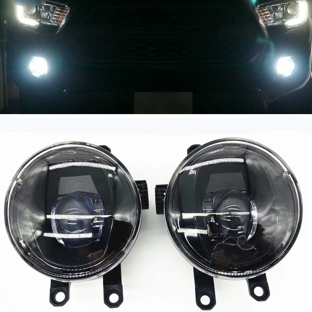 

For Toyota 4Runner RAV4 Highlander Fog Light Car Front Bumper Side Air Vent Daytime Day Driving Lamp Bulb Running Signal Lamp