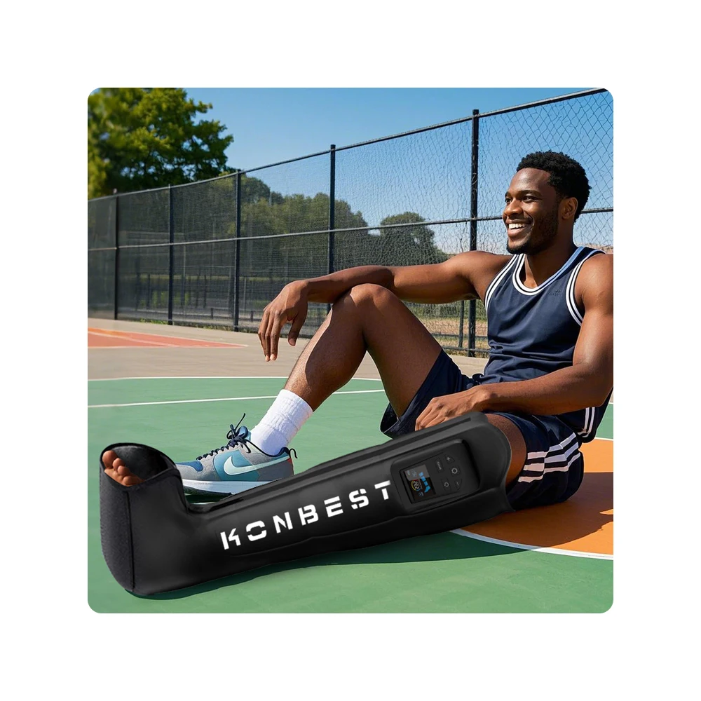 Witless  Pneumatic Air Circulation Compression Sleeve Therapy Recovery Infrared Boots 5 Modes for Leg and Arms Muscle Massager