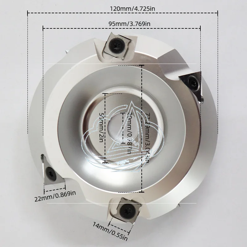 

Maffel Festo V-Groove Milling Cutter Head - 90° Slotted for Gypsum Board Side Milling, Interior Decoration