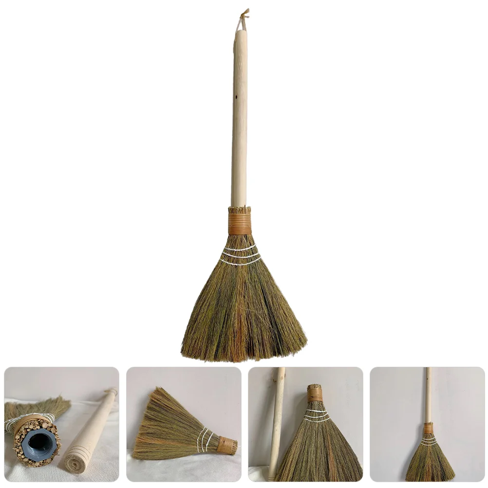 

Hand Woven Broom Sweeper Portable Cleaning Sweeper Broom Farmhouse Cleaning Broom handmade broom desk broom