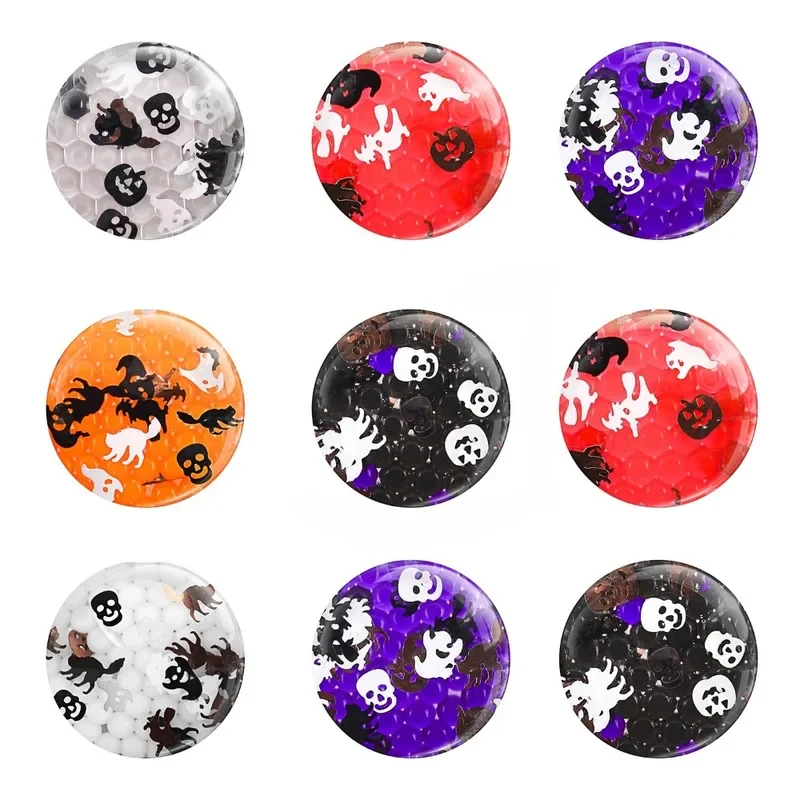 Mini Halloween Stress Ballen 3.5 cm Squishy Zintuiglijke Fidget Speelgoed voor Kinderen & Volwassenen Anti-Angst Relief Feestartikelen Geschenken