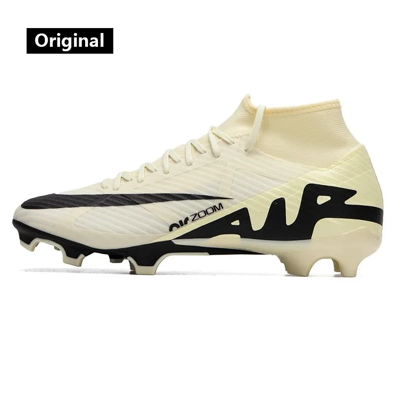 NIKE ZOOM SUPERFLY 9 ACADEMY FG/MG Men's sports shoes actual training cleats grass wear-resistant football shoes DJ5625-700