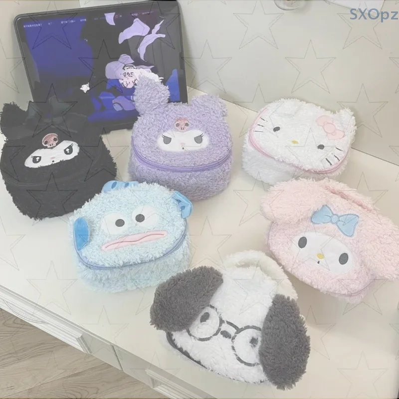 

Makeup Bag Large Capacity Cosmetics Storage Bag Kuromi My Melody Hello Kitty Travel Storage Bag Gifts Girl