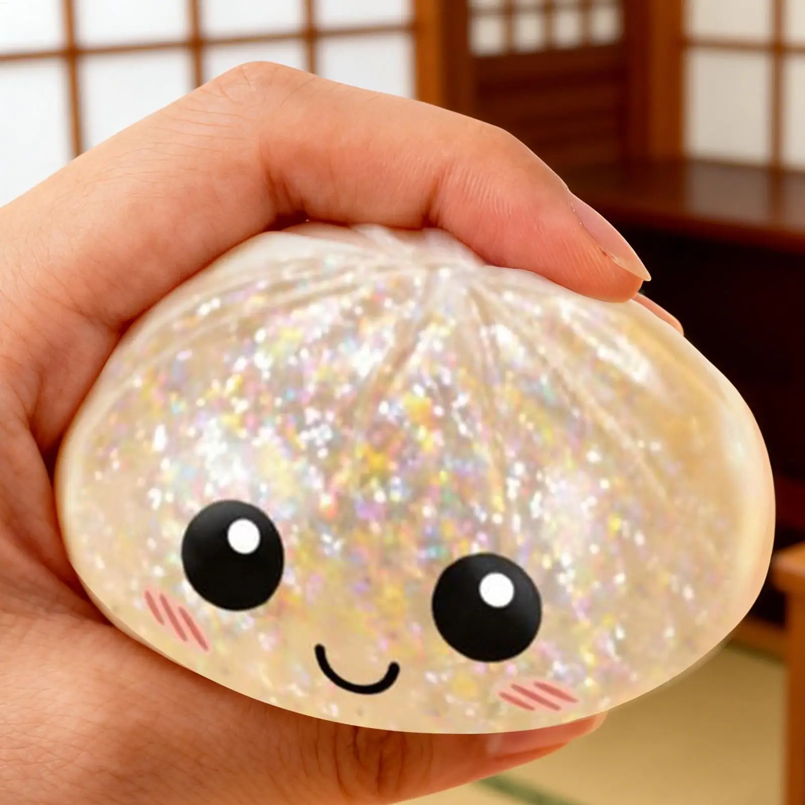 Juguetes blandos de comida con forma de dumpling, juguetes antiestrés para niños y adultos, pelota antiestrés, regalos de Pascua, decoración del hogar