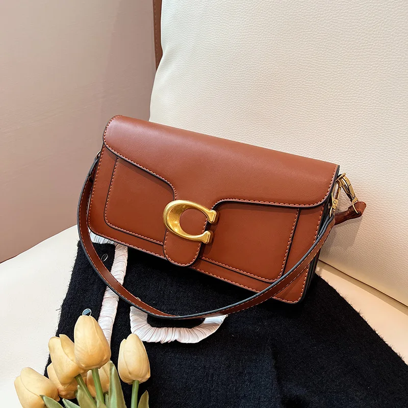 

Роскошная винтажная женская сумка подмышки 2025 года для женщин, нишевая дизайнерская сумка через плечо, аппаратная сумка для работы и пригородных поездок ​