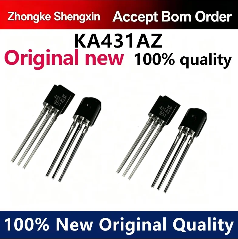 （5pcs-100pcs）New KA431AZ 431AZ voltage regulator transistor directly inserted into TO-92
