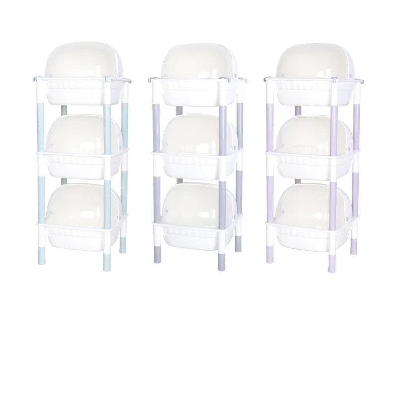 Carrello Rack cucina pavimento camera da letto multistrato snack per bambini Mobile bagno bagno stoccaggio Rack