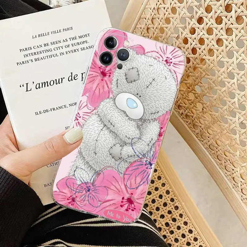 Cute tatty teddy bear Phone Case For iPhone 14 11 12 13 Mini Pro XS Max Cover 6 7 8 Plus X XR SE 2020 Funda Shell