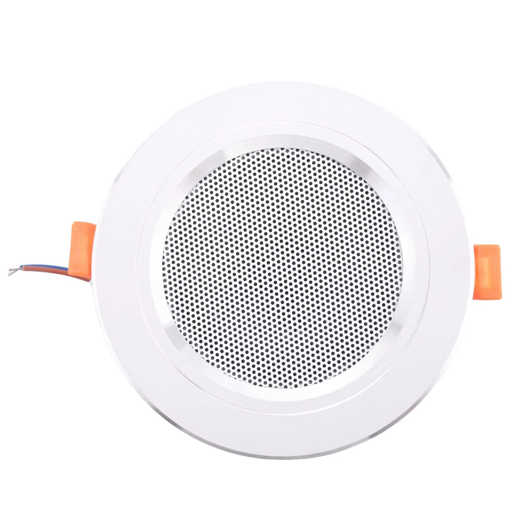 4X 8Ohm 10W Bathroom Ceiling Speaker Background Music System Moisture-Proof Aluminum Can Fashion In-Ceiling Speaker