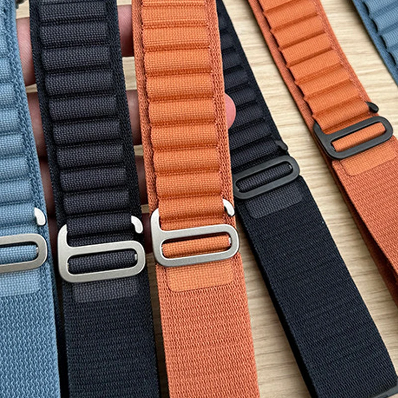 Correa para Apple Watch de 49mm 46mm 45mm 44mm 42mm 40mm 41mm 2025 Trail Alpine Loop, Brazalete para iWatch Series Ultra 3 2/11 10 SE