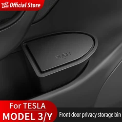 YZ  For Tesla Model Y 2020-2023 Door Storage Box 2pcs Tesla Door Trash Can Interior Storage Modification Accessories