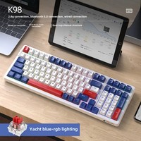 Attack Shark K98 RGB Mechanical Wireless Keyboard Gaming Triple Mode  Bluetooth  Hot Swap Gasket Three Connections Ergonomic