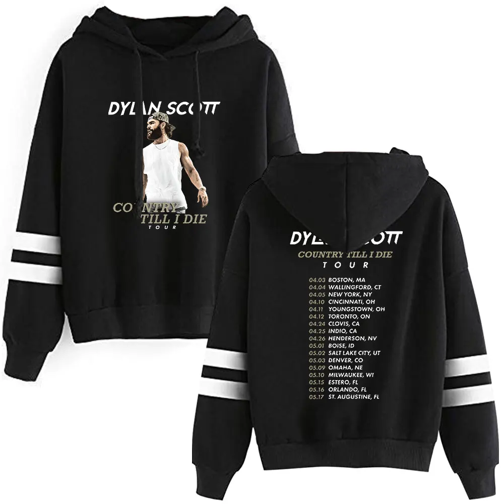 

Dylan Scott Country Til I Die Tour Pocketless Parallel Bars Sleeve Sweatshirt Man/Woman Long-Sleeved Hoodie Streetwear