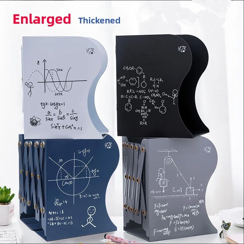 

Folding Bookshelf Retractable Bookcase Fixed Book Table Creative Ins Style Student Desktop Storage Artifact
