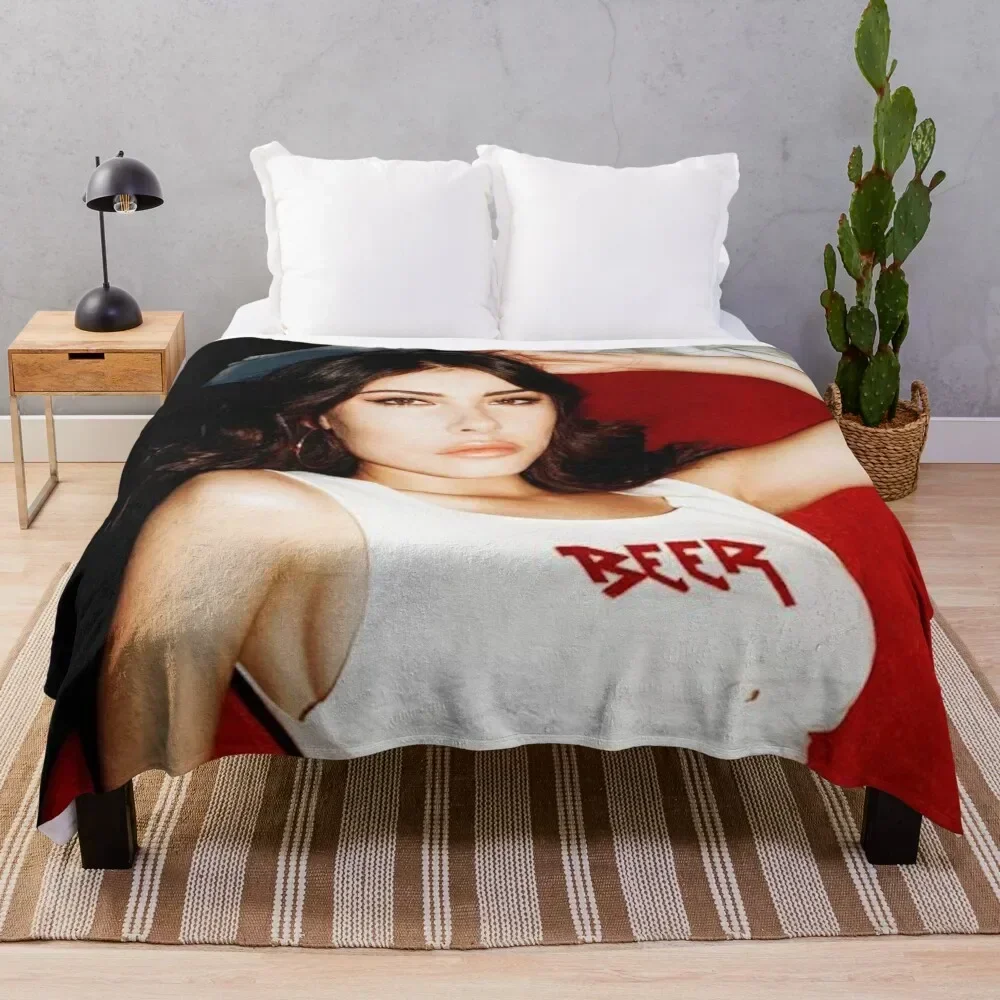 

Madison Beer Throw Blanket Color Fast Cozy Throw Blanket