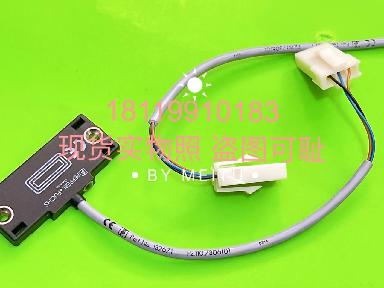 P+F Capacitive Proximity Sensor F2.110.7306/01 132671 Accessories For Printing Presses