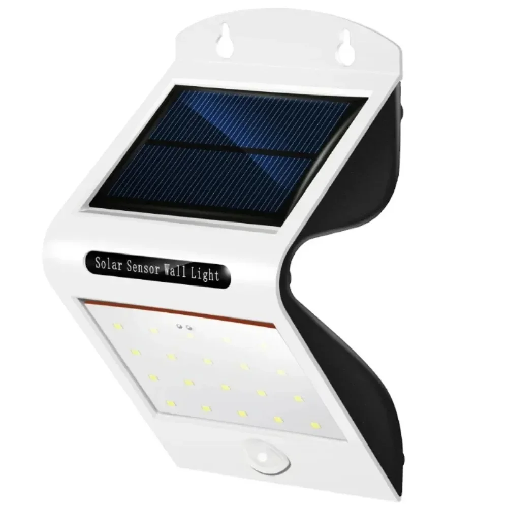 Imagem -02 - Luzes Solares Impermeáveis com Sensor de Movimento Decoração do Jardim Lâmpada de Parede do Pátio Iluminação Exterior Ip65